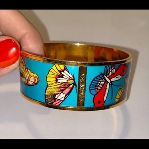 3/$25 C Wonder Enameled Butterfly Cuff Bracelet